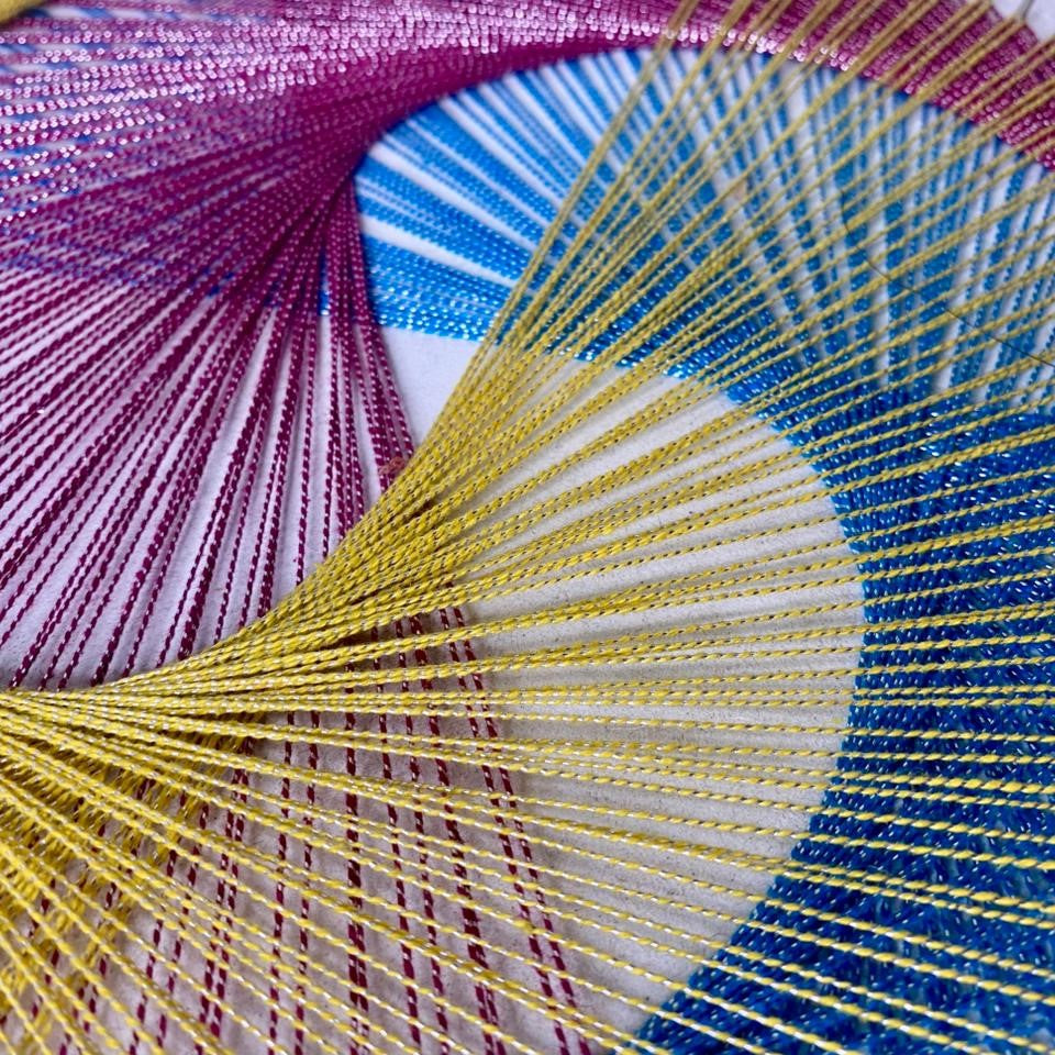 Statement Abstract String Art – 10 Inch | Handmade Wall Decor