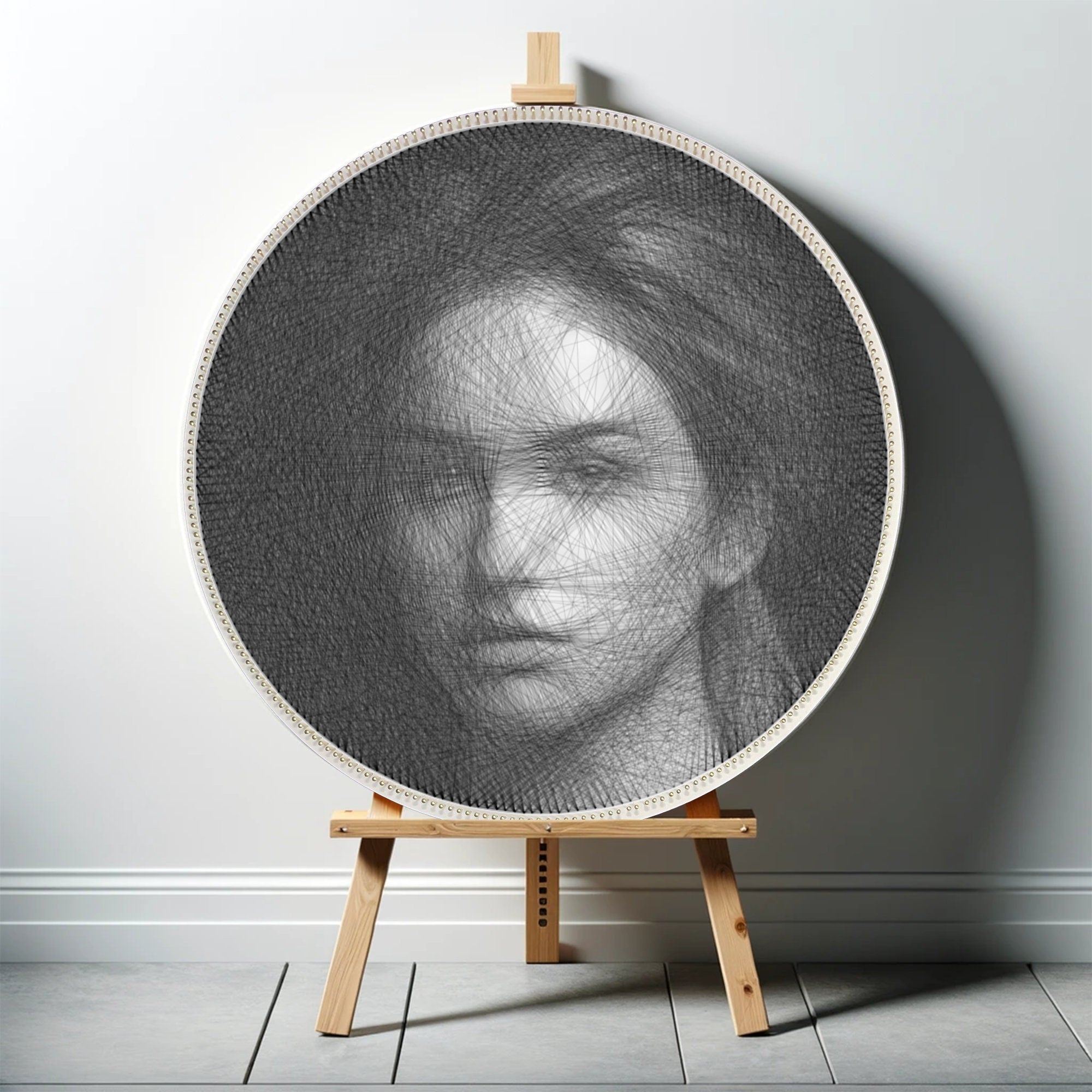 Personalized Thread Art Portrait (20in)